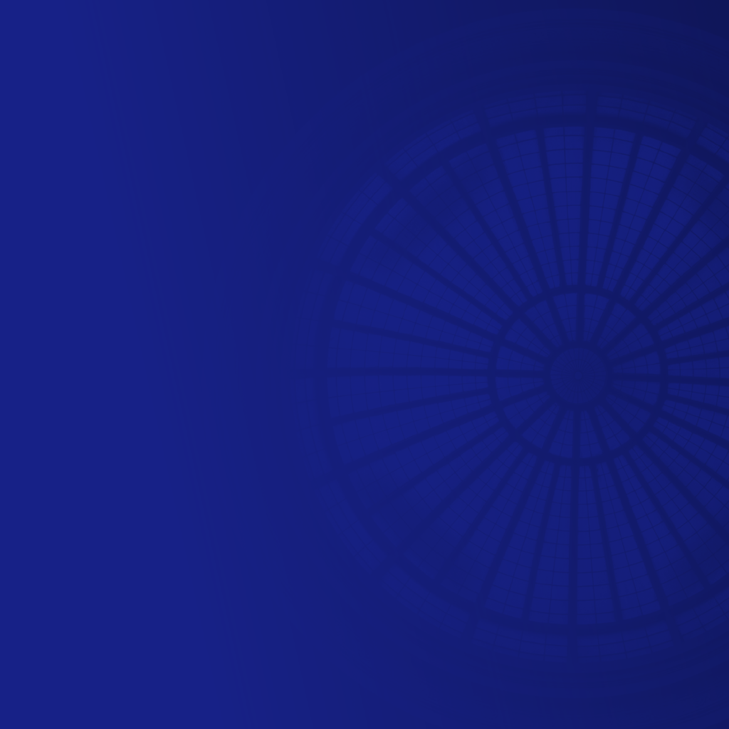 Un fond bleu avec une roue au milieu, parfait pour les motifs imprimés ou de papeterie.