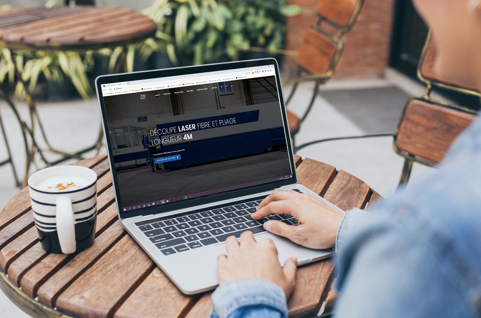 Site vitrine : utilisateur Ambos