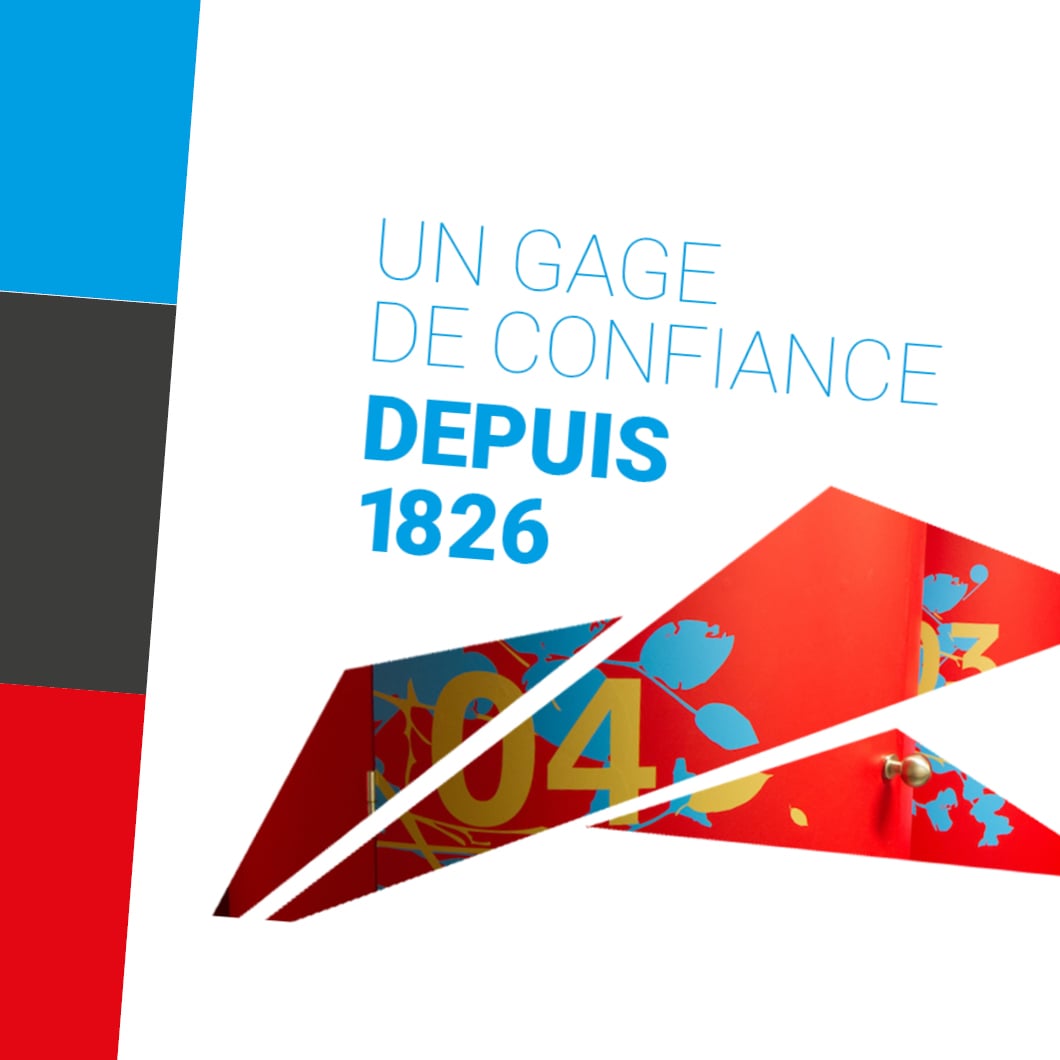 Identité visuelle : Création graphique - Crédit Municipal de Strasbourg