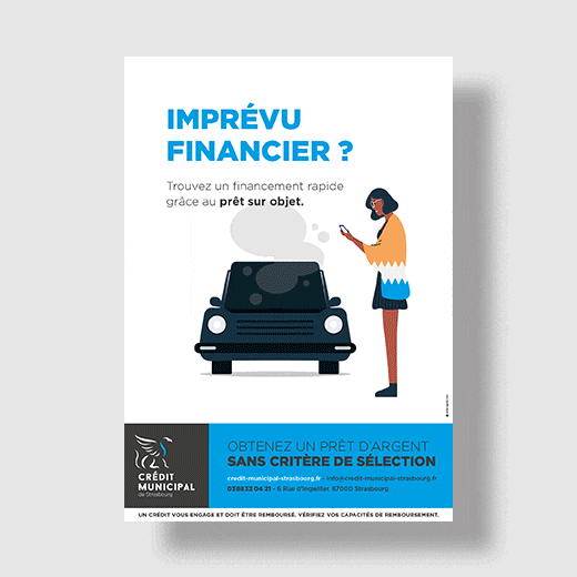 Identité visuelle - Crédit Municipal de Strasbourg