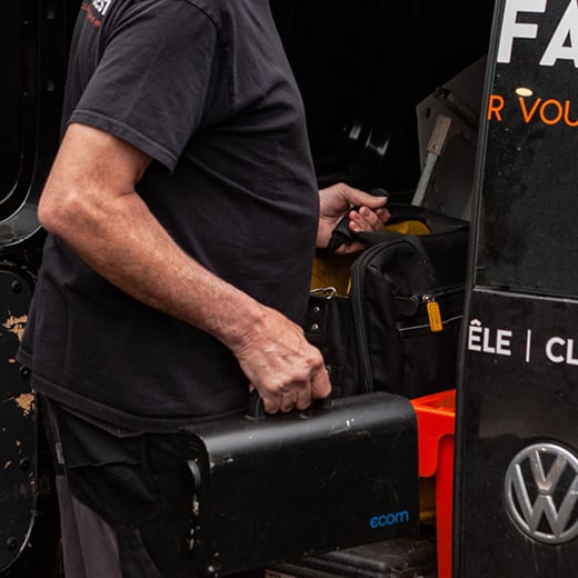 Identité visuelle : Photographie outillage - Chauffagest