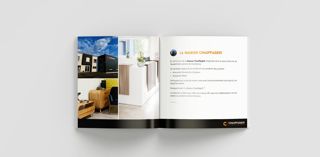 Identité visuelle : Catalogue - Chauffagest
