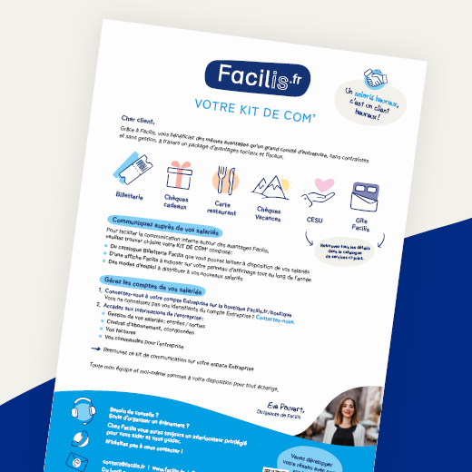 Identité visuelle : Papeterie & Print kit de com - Facilis