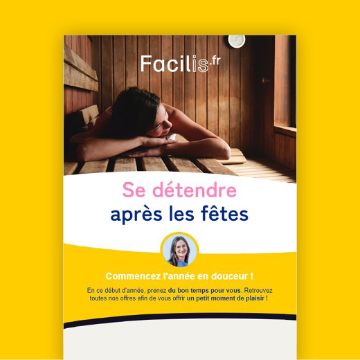 Identité visuelle : Digital & web Détente - Facilis