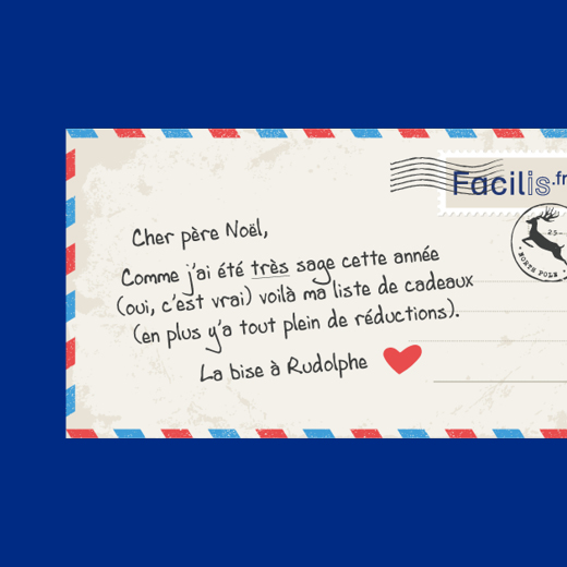 Identité visuelle : Newsletter lettre - Facilis