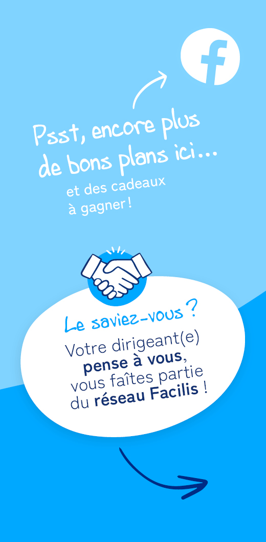 Identité visuelle : Réseaux sociaux - Facilis