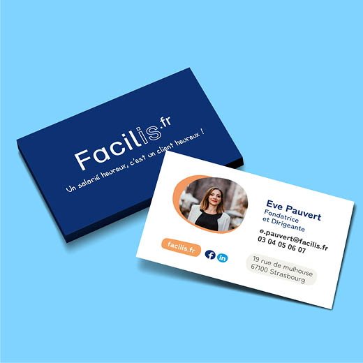 Identité visuelle - Facilis - supports imprimés