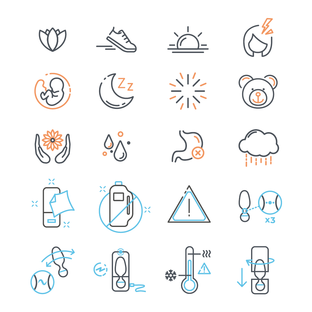 Identité visuelle : Pictogrammes - Fizimed