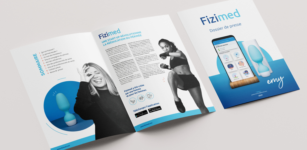 Identité visuelle : Papeterie & Print Catalogue - Fizimed