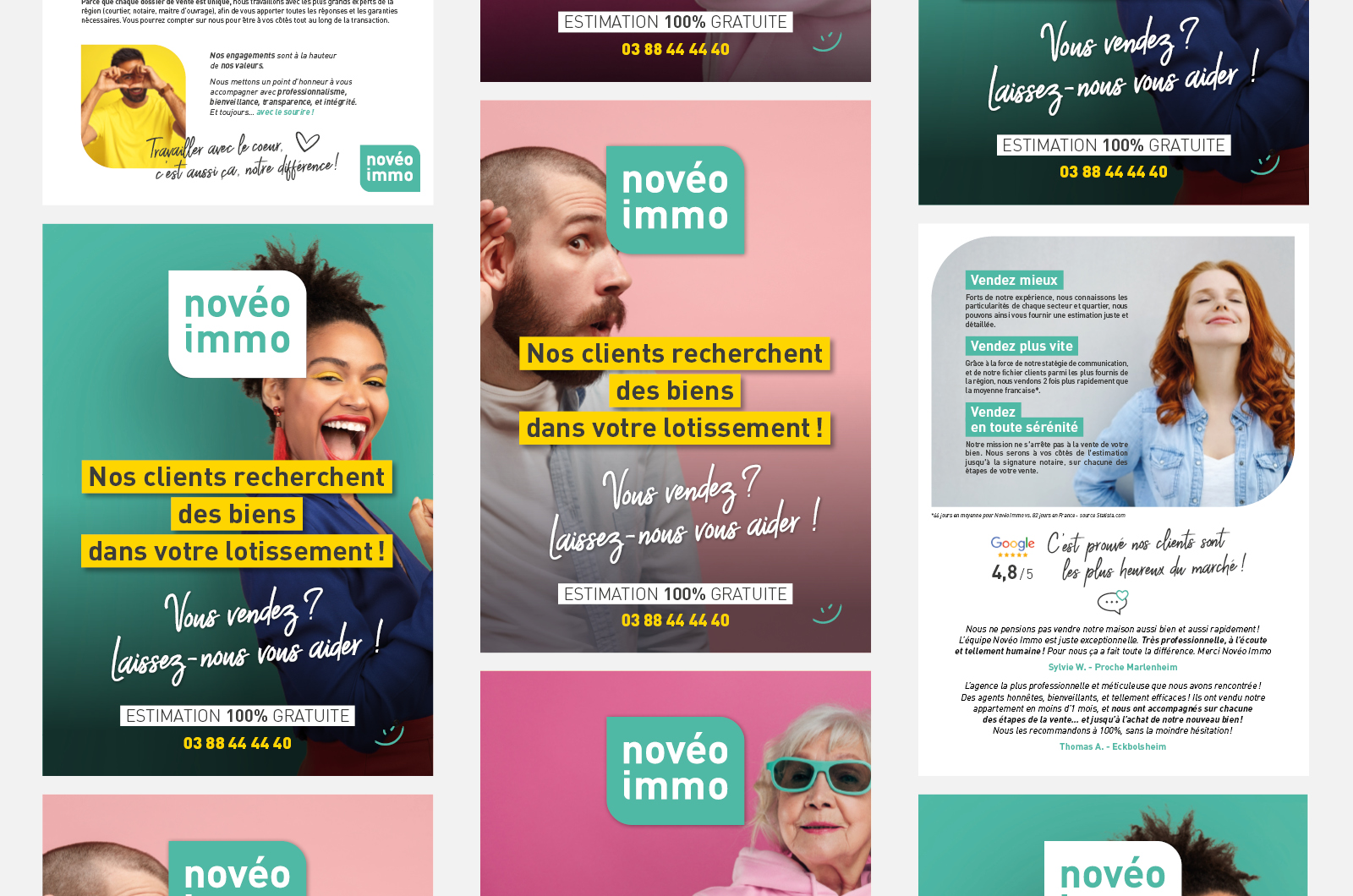 Identité visuelle - Novéo Immo