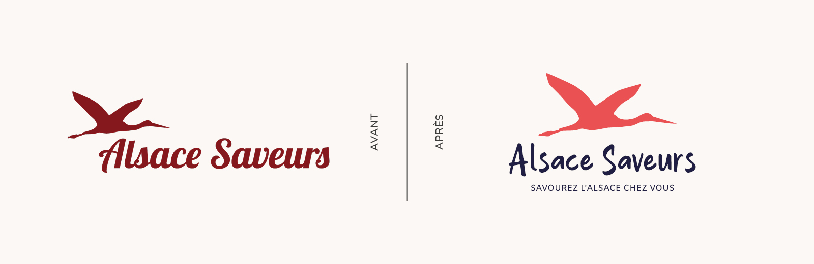 Refonte de logo - Alsace Saveurs