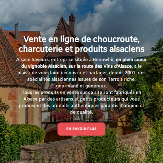 Vente en ligne et E-commerce - Alsace Saveurs