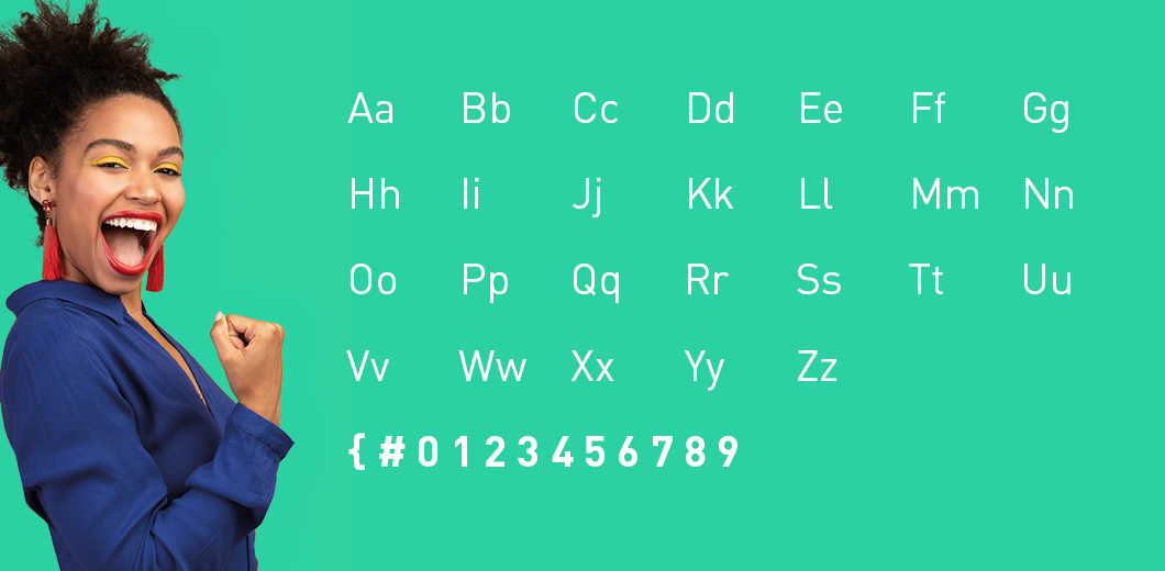 Identité visuelle : Typographie & femme - Novéo Immo