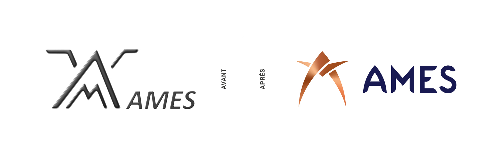 Identité visuelle : Refonte de logo Ames camo