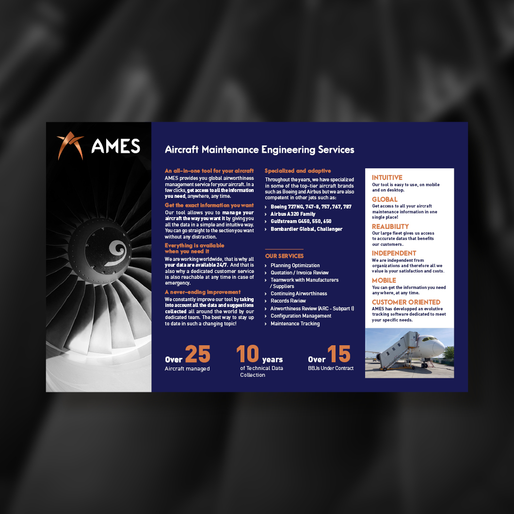 Papeterie & Print : Flyer Ames camo