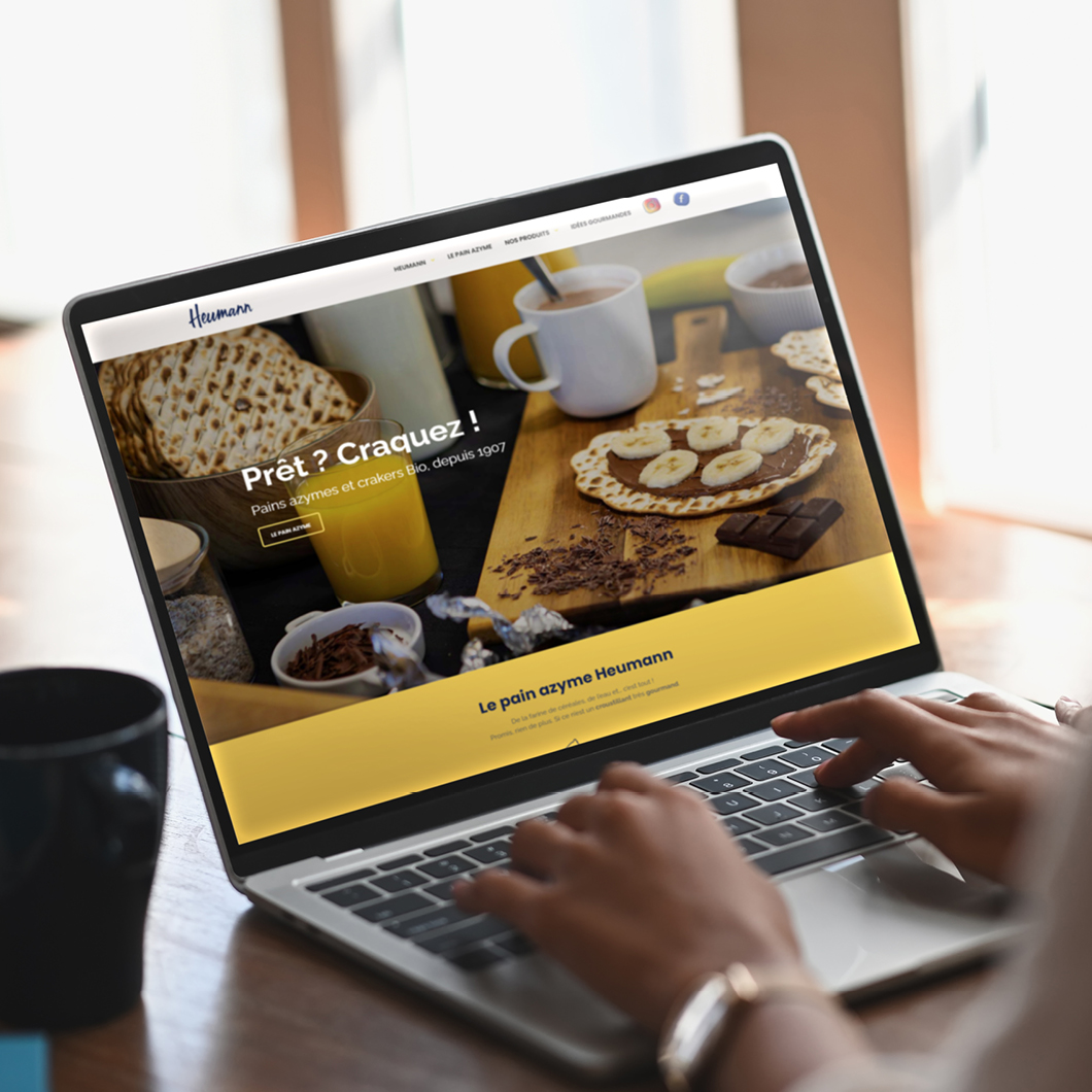 Identité visuelle - Site internet Heumann