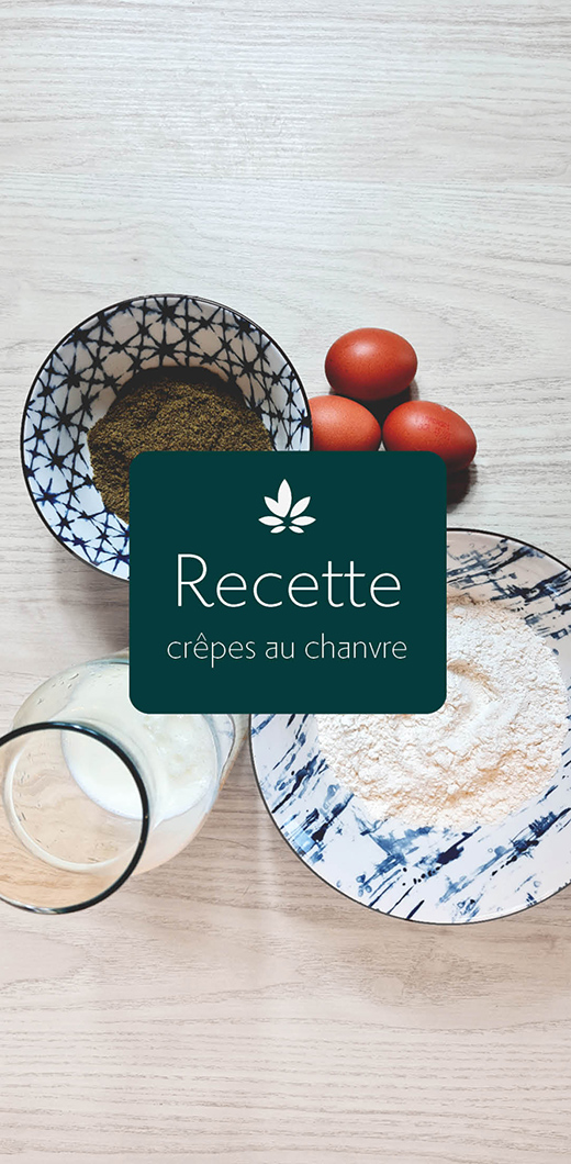 Identité visuelle - Réseaux sociaux : recettes Au Coeur du Chanvre