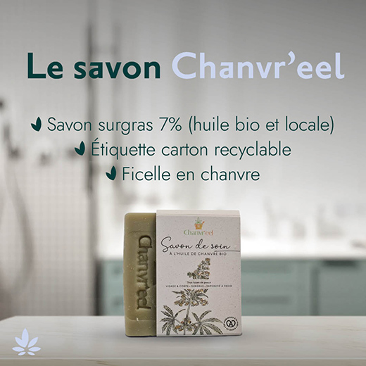 Identité visuelle - Réseaux sociaux Savon Au Coeur du Chanvre