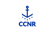 Le logo de la CCNR sur fond blanc vierge.