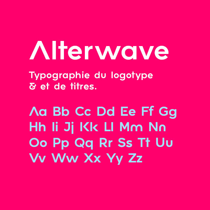 Identité visuelle - Typographie Alterwave Astral