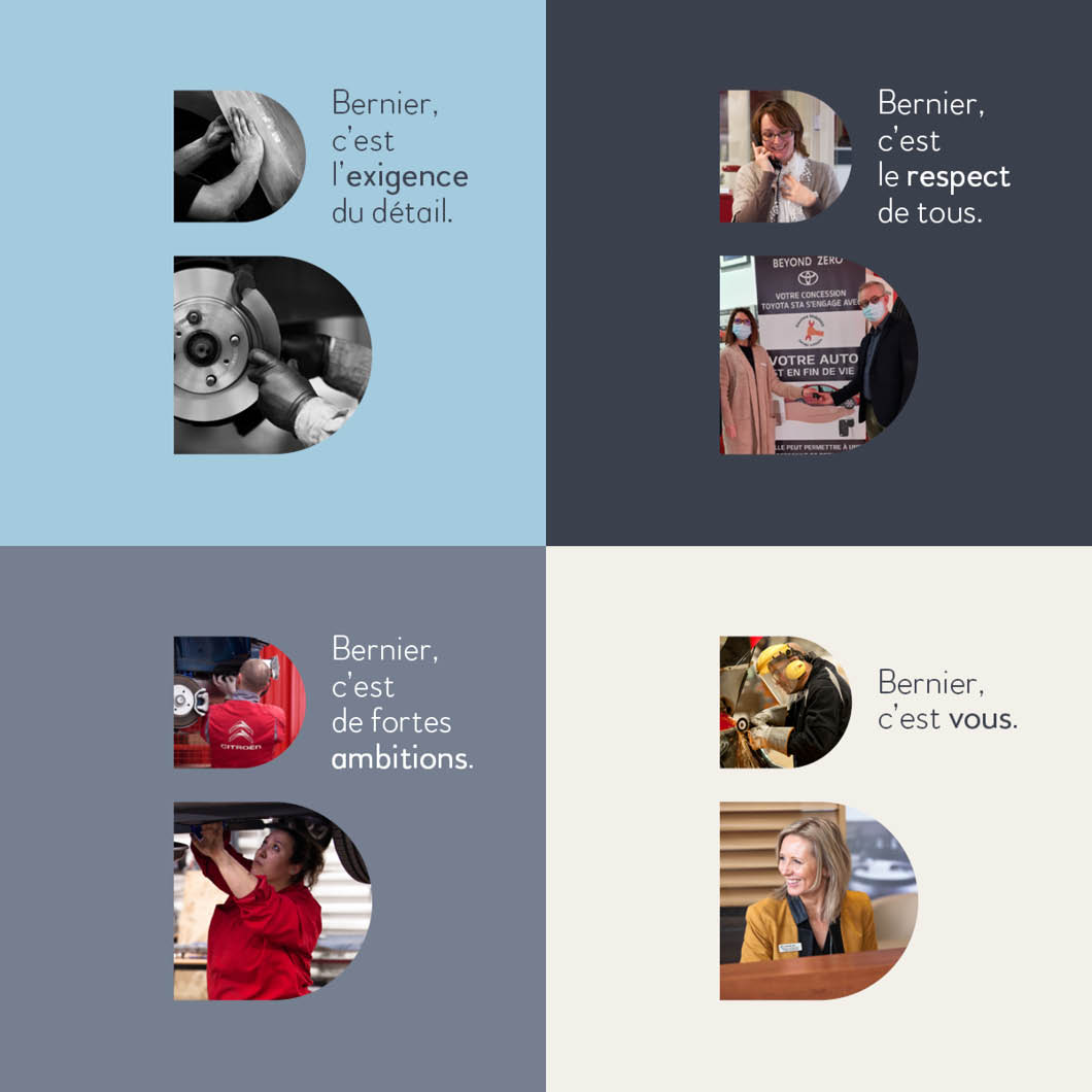 Identité visuelle - Bernier