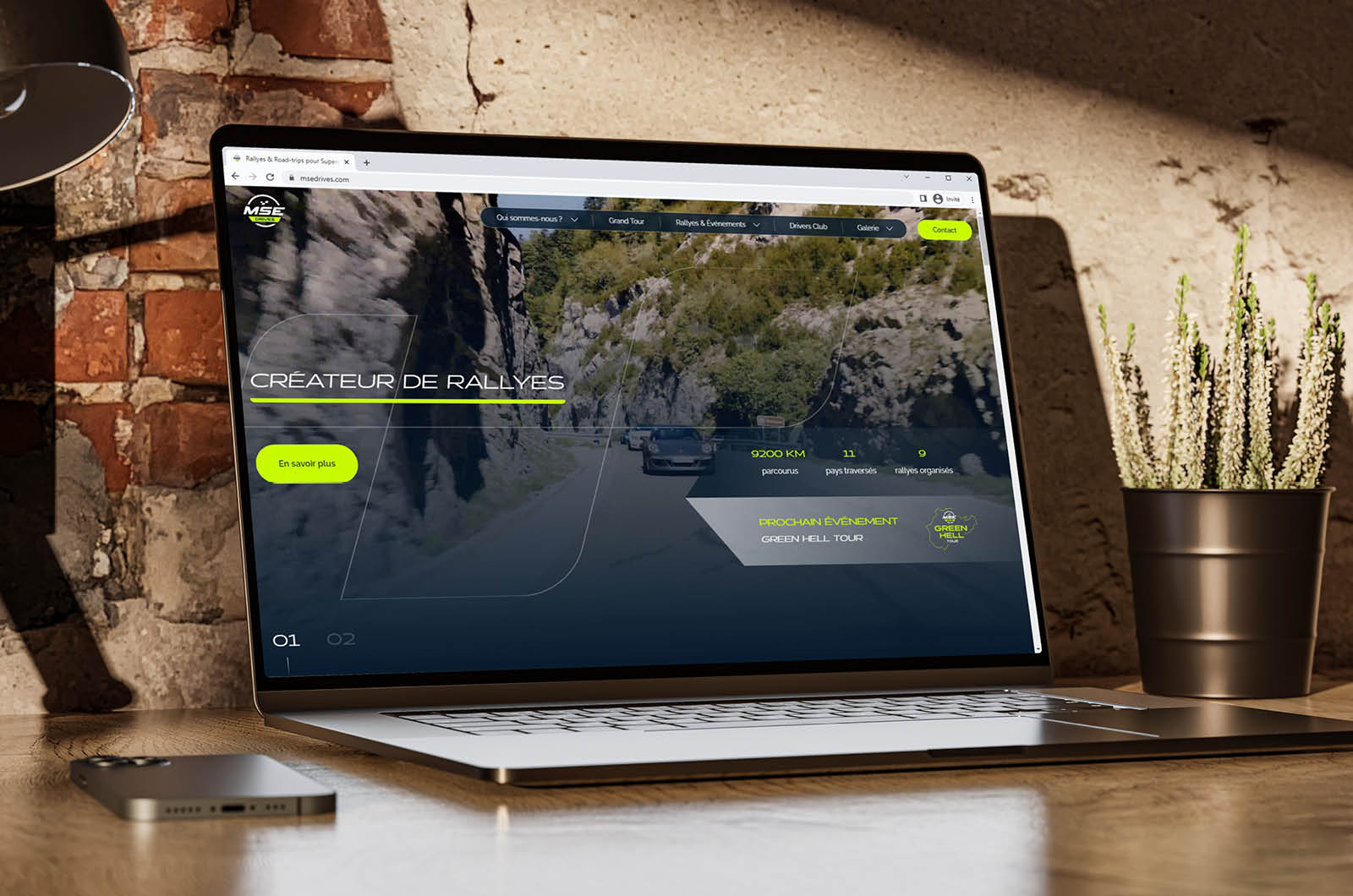 Identité visuelle - site internet navigation MSEDrives